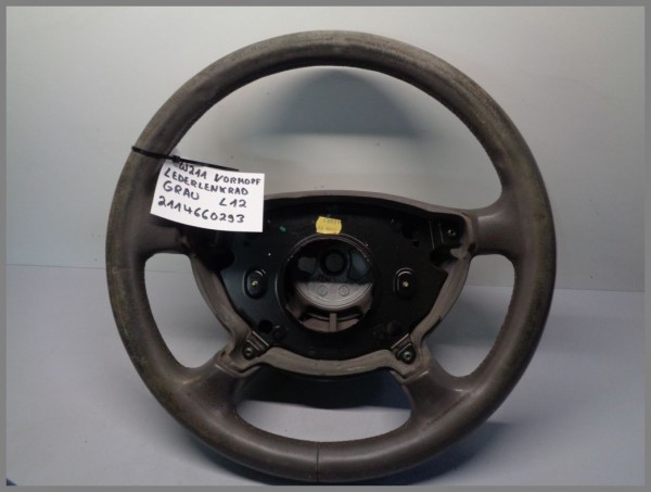 Mercedes Benz MB W211 E-Class steering wheel leather steering wheel VORMOPF gray 2114660293 L12