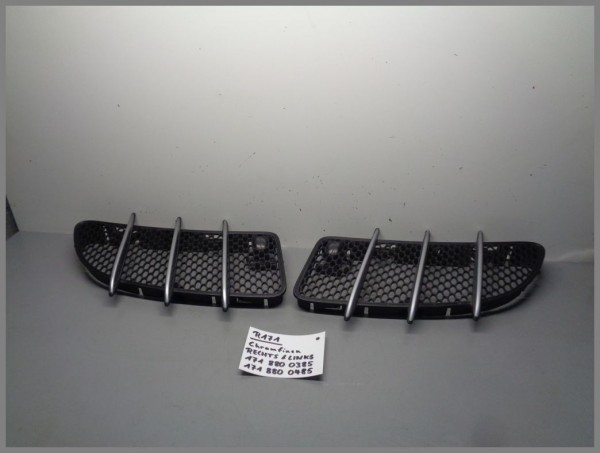 Mercedes R171 SLK Motorhaubengitter Chrom Links Rechts 1718800385 1718800485