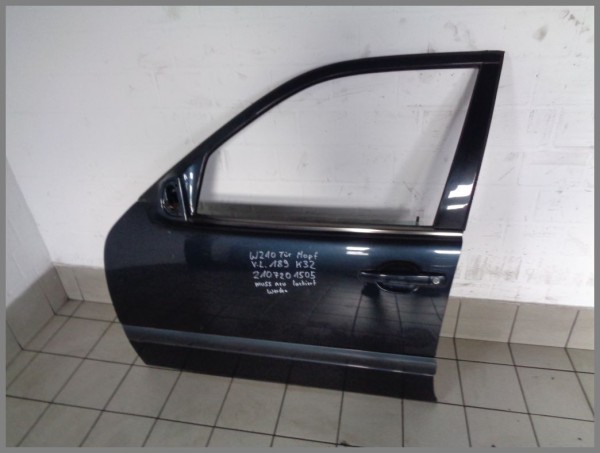 Mercedes W210 Mopf Tür 189 Smaragdschwarz Vorne Links 2107201505 K32