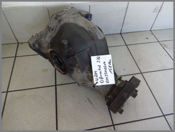 Mercedes Benz W204 CDI Differential 158tkm 2,82 rear axle 2043500214