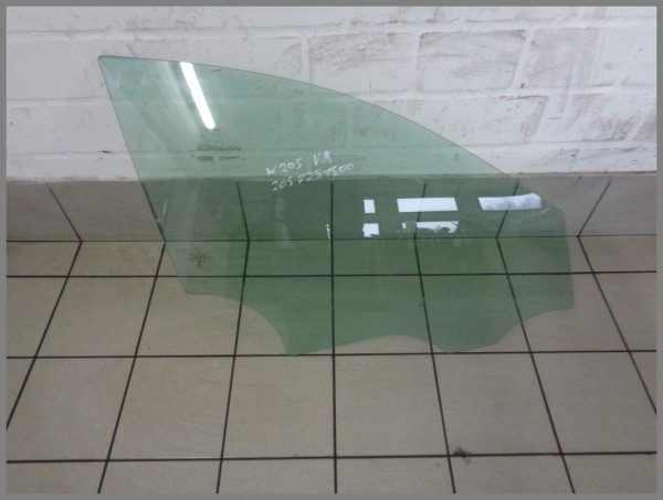 Mercedes Benz W205 Saloon side window glass front RIGHT 2057251800 Original