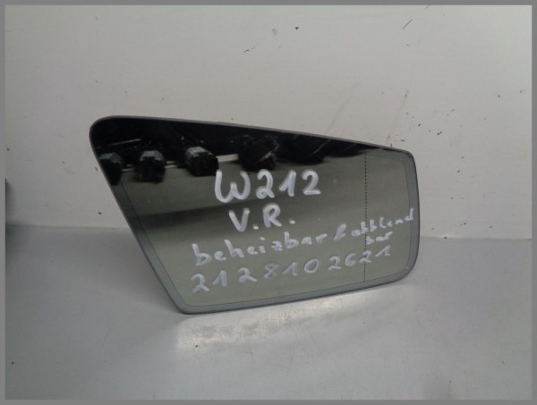 Mercedes W204 W212 W207 Außenspiegelglas Rechts Abblendbar 2128102621 Original