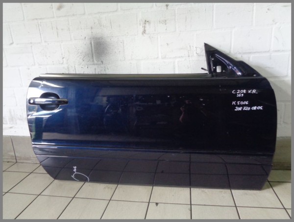 Mercedes Benz W208 CLK Door Right 359 tanzanite Blue 2087200805 K5006