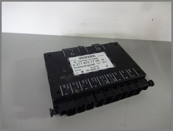 Mercedes Benz MB W211 E-Class seat control unit Seat control unit 2118701726 Orig.