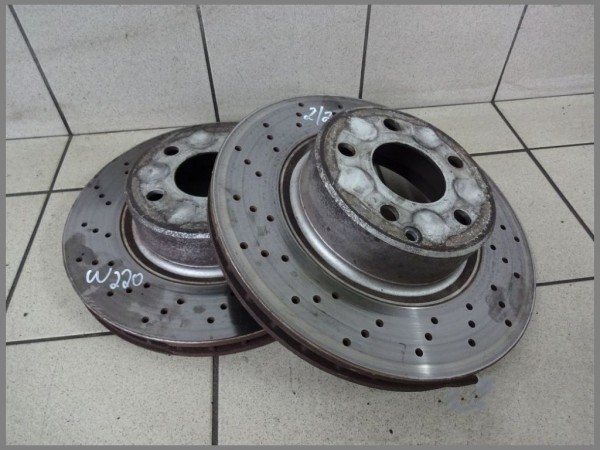 Mercedes Benz W220 S-Klasse Bremsscheiben Bremse Vorne Scheiben 2204210912 SET