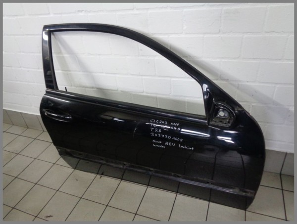 Mercedes Benz W203 CL203 Sportcoupe Passenger Door Right 040 black T28 Original