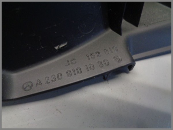 Mercedes Benz R230 SL Verkleidung Sitzverkleidung Rechts 2309181030 Schwarz