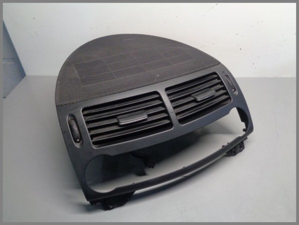 Mercedes W211 Lautsprecherabdeckung Lüftungsdüse Mitte 2118302354 Schwarz Original