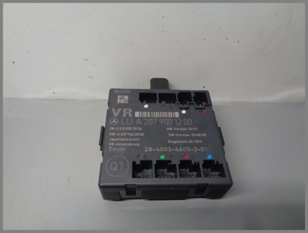Mercedes W207 W212 Door Control Unit Front Right Module 2079001200 Original