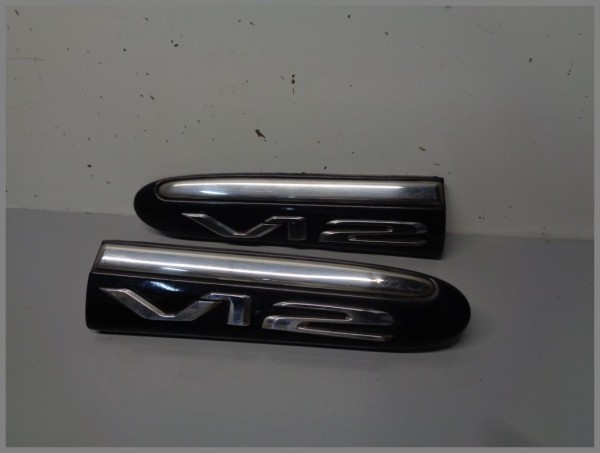 Mercedes Benz MB W220 S600 V12 molding fender strip front 040 black 2206900402