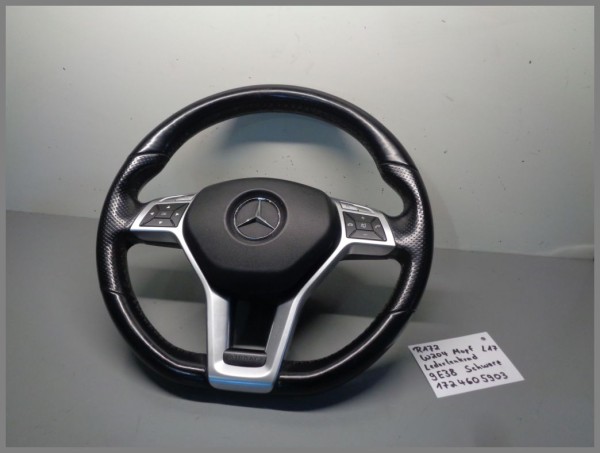 Mercedes W212 R172 W204 Mopf Lenkrad 1724605903 9E38 Schwarz L17 Lederlenkrad Original