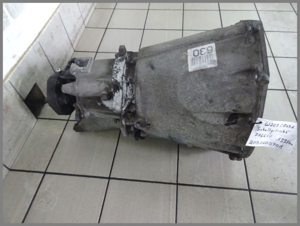 Mercedes Benz R171 W203 Schaltgetriebe 716630 133tkm 6 Gang Getriebe 2032600701