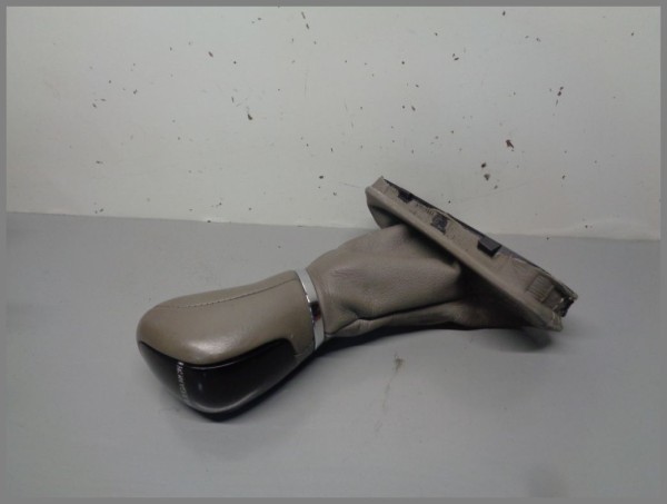 Mercedes W203 Schaltsack Schaltknauf Grau LEDER ELEGANCE Automatic 2032674810 DXL01