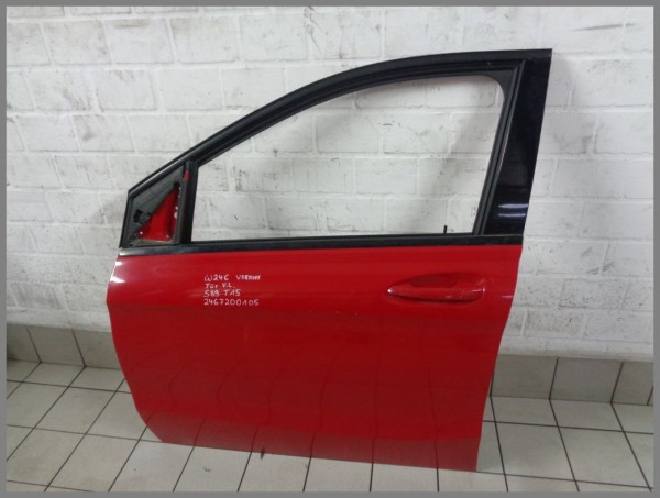 Mercedes Benz W246 Door front Left 589 Red 2467200105 T15 Original