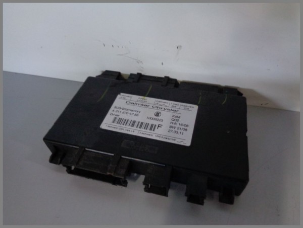 Mercedes Benz W164 seat control unit memory control unit 2118704785 original