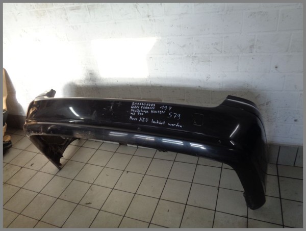 Mercedes Benz W211 Kombi Stoßstange HINTEN 197 Schwarz 2118801283 S79 Original