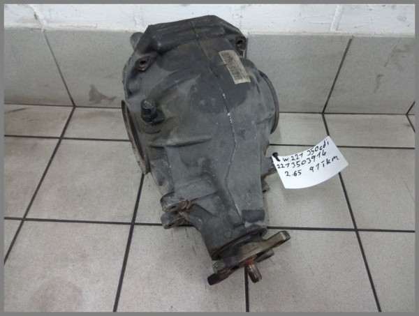 Mercedes Benz W216 W221 differential 91tkm 2,65 rear axle 2213503914