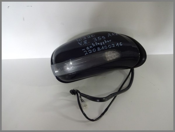 Mercedes Benz MB W220 S-Class Outside Mirror foldable 359 black RIGHT 2208100216 A12