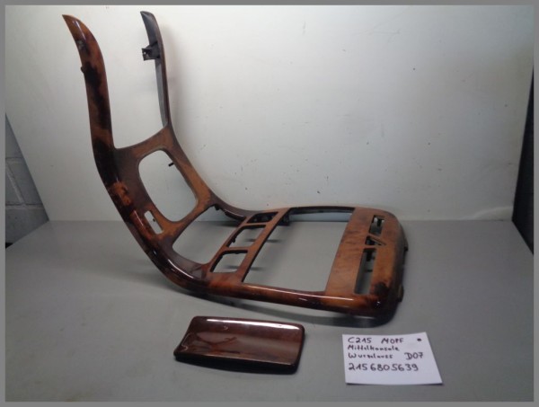 Mercedes W215 Bj.2004 wooden paneling center console burr walnut SET