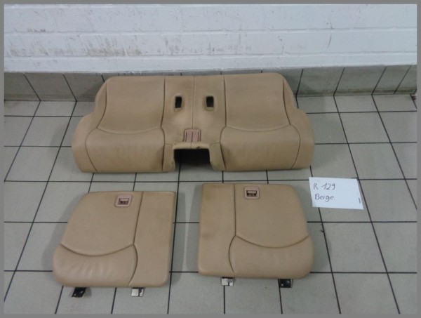 Mercedes Benz R129 SL-Class Equipment Beige Tan rear seat back bench