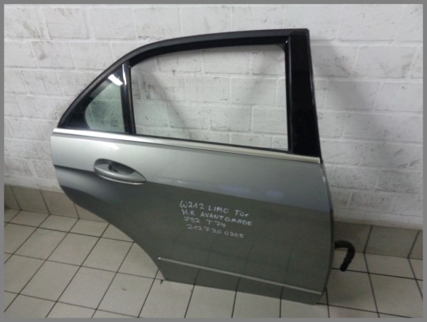 Mercedes W212 Limousine Tür Hinten Rechts 792 Palladiumsilber 2127300205 Orginal