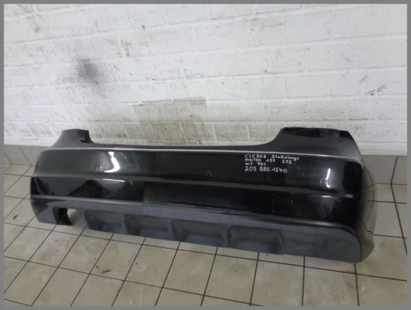 Mercedes CL203 CL204 CLC Sportcoupe Rear Bumper 197 Black 2038801540 S78 2009