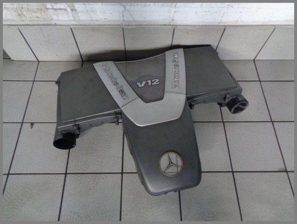 Mercedes W215 V12 Luftfilterkasten Luftfiltergehäuse 1370900401 Motorabdeckung
