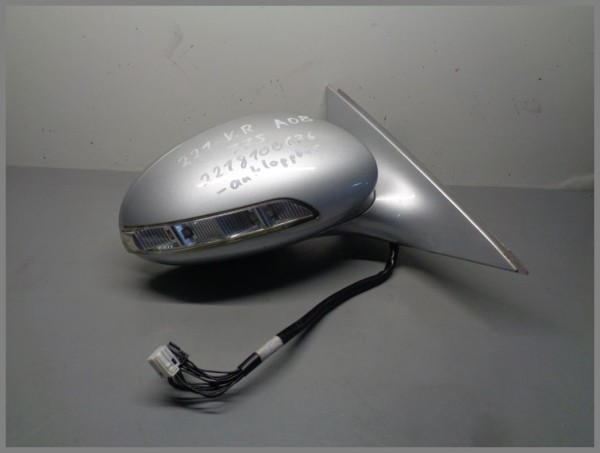Mercedes W221 exterior mirror right 775 Silver grey foldable 2218100676 A08