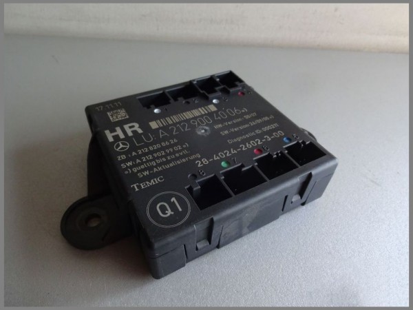 Mercedes Benz W204 door control unit rear right 2129004006 control unit original