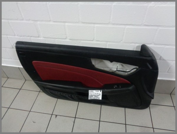 Mercedes Benz R172 SLK SLC Türverkleidung Links 1727200795 Schwarz Rot 9A84 Original
