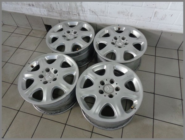 Mercedes W220 SET Alufelge Felge 7,5x16 ET46 2204010102 F11 Original Alufelgen