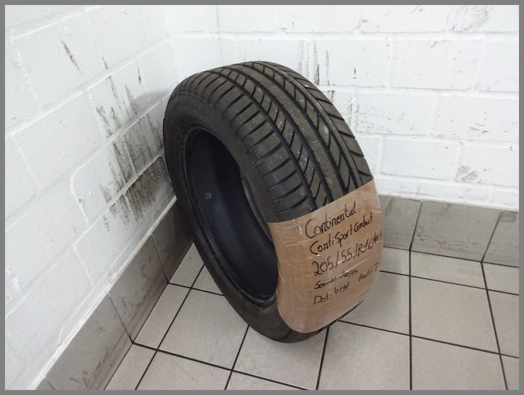 1x Continental 205 55 R16 91h Conti Sport Contact Dot4191 7 5mm Sommertire Summer Tires Tires Wheels And Rims Mercedes Spare Parts Benzshop De