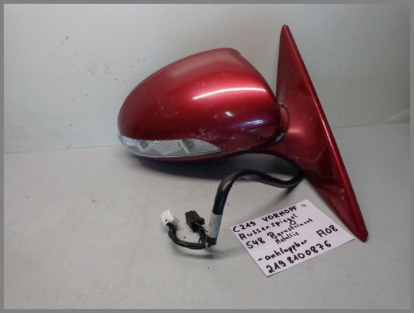 Mercedes W219 outside mirror right 548 Red 2198100876 foldable A08 original