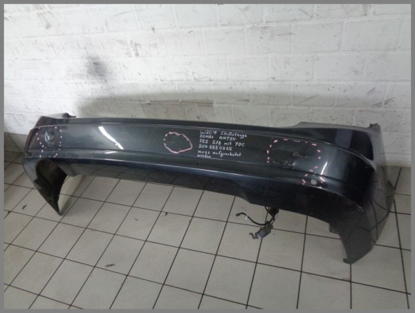 Mercedes W204 PDC Estate Rear Bumper 755 Tenorit Grey 2048850225 S78 Original