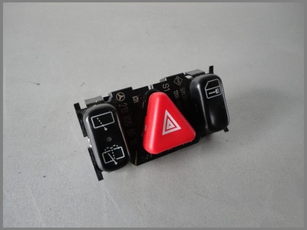Mercedes Benz MB w202 w210 switch block hazard warning switch strip 2108208010