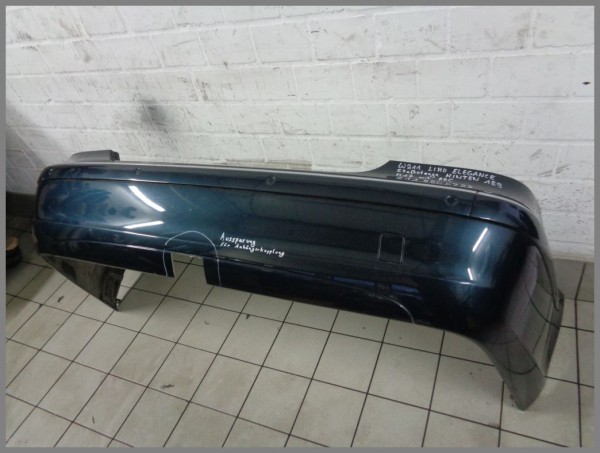 Mercedes W211 Limousine bumper rear 189 emerald black 2118800783 K17 original
