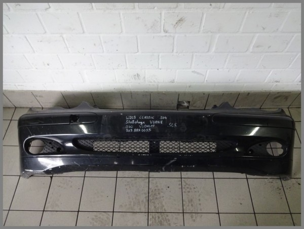 Mercedes Benz W203 Classic VORMOPF Stoßstange Vorne 040 Schwarz 2038850025 S05