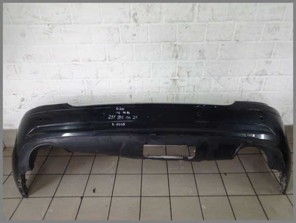 Mercedes Benz W251 R-Class bumper AMG rear BLACK BLUE 2518850025 K1409