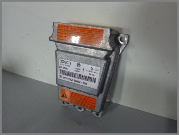 Mercedes Benz W221 airbag control unit 2218707626 BOSCH 0285001896