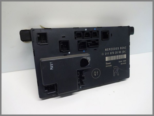 Mercedes Benz W211 control unit door control unit right 2118702085 TEMIC 00401605