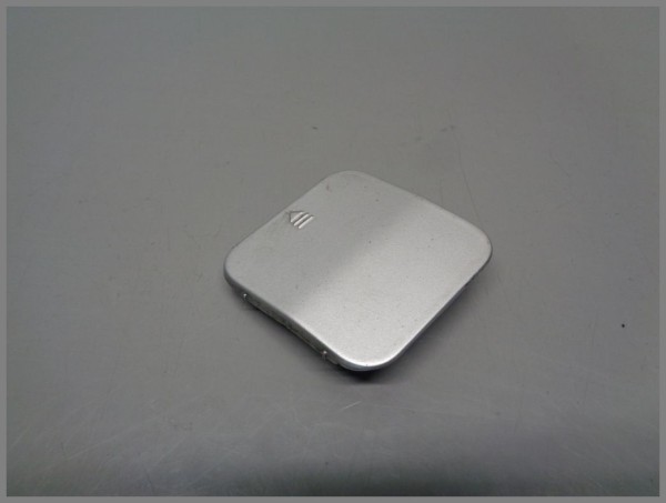 Mercedes W215 Blende Stoßstange hinten Verkleidung Abschlepphaken 2158850522 Silber