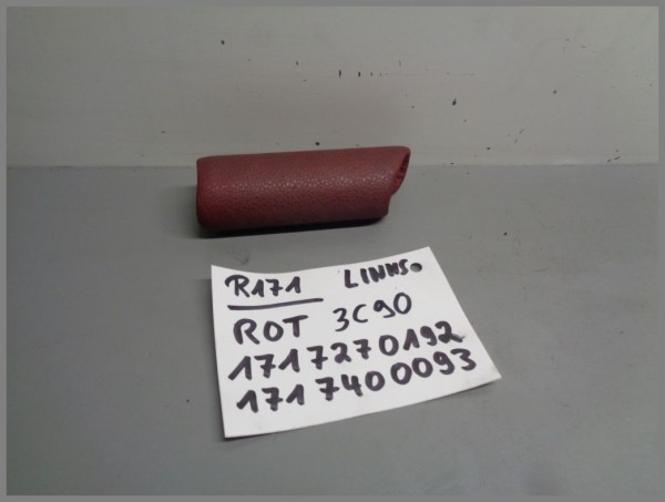 Mercedes R171 interior door handle left 1717270192 1717400093 3C90 Red