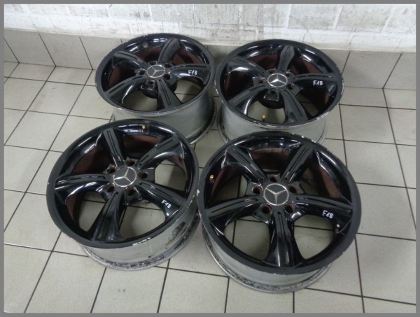Mercedes R171 SLK Rims 7,5x17 ET36 &amp; 8,5x17 ET30 1714011202 1714011302 F18 Black
