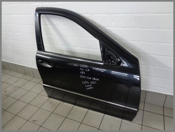 Mercedes Benz W220 door front RIGHT 197 black 2207200205 T47 original BJ.03