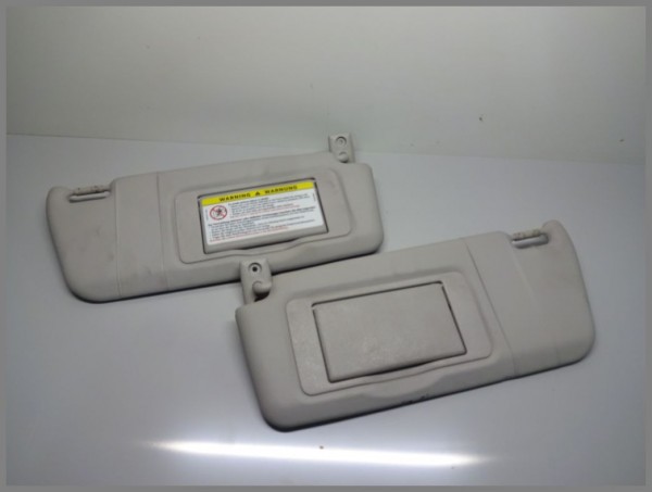 Mercedes Benz W209 Sun Visors Black Left Right 2098100510 2098100610 GRAY
