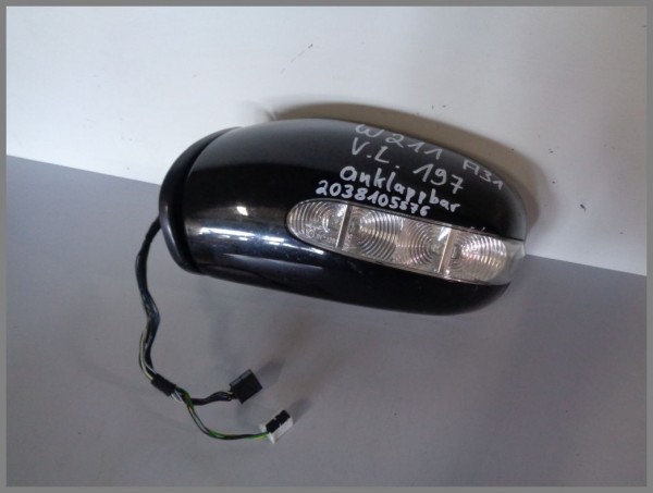 Mercedes W211 Folding Wing Mirror LEFT 197 Black 2038105576 2003