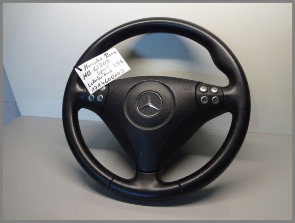 Mercedes Benz W203 R171 airbag steering wheel leather 1714600103 L55