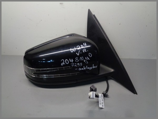 Mercedes W204 Außenspiegel Rechts 040 Schwarz 2048107293 klappbar Original