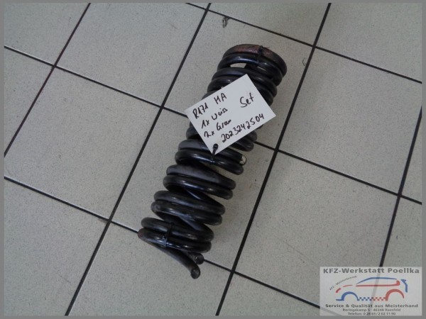 Mercedes R171 W203 Fahrwerksfedern Feder HINTEN SET 2023242504 1xWeiß 2xGrau