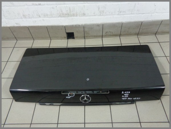 Mercedes R129 SL Tailgate Trunk Lid 197 Black 1297501475 Original